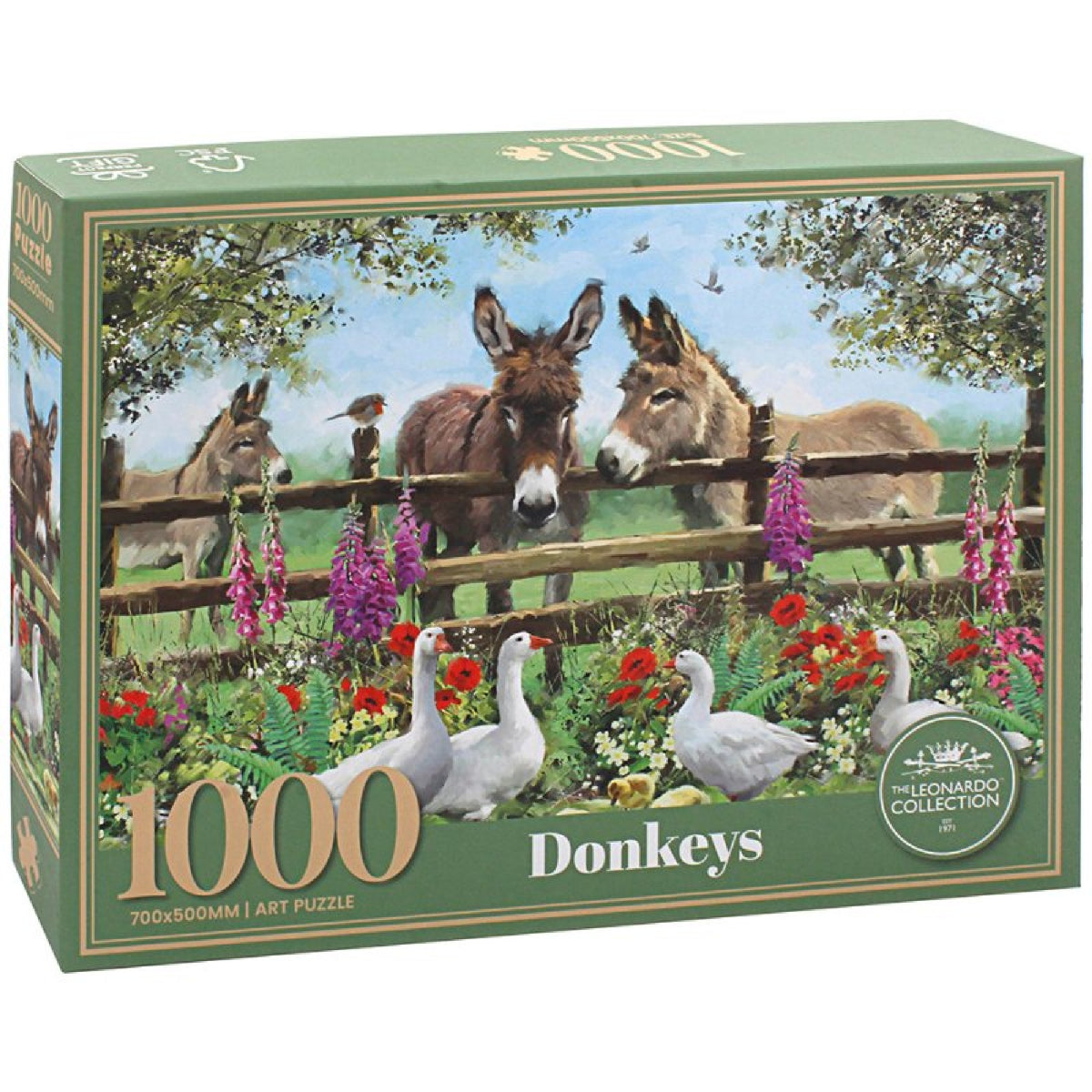 Donkeys Jigsaw Puzzle - 1000 Pieces - JIGSAWS - Beattys of Loughrea