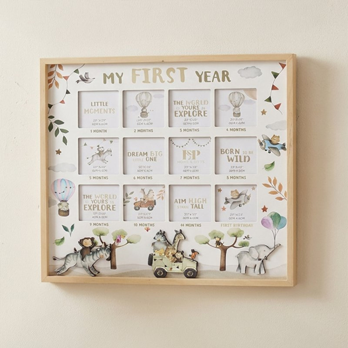 Dream Big 1st Year Photo Frame - PHOTO FRAMES - PLATED, GILT, STONE - Beattys of Loughrea