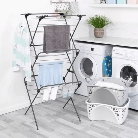 Minky Sure Grip 3 Tier Concertina Airer, 21m - CLEANING CLOTHES AIRER - Beattys of Loughrea