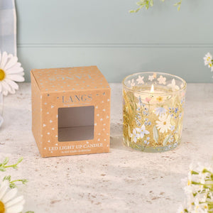 R13 GARDEN IMPRESSIONS LED LIGHT UP CANDLE 160G UNSCENTED AND 20 2GI104