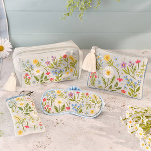 R13 GARDEN IMPRESSIONS COTTON VELVET EMBROIDERY WITH GLASSES CASE 4GI114