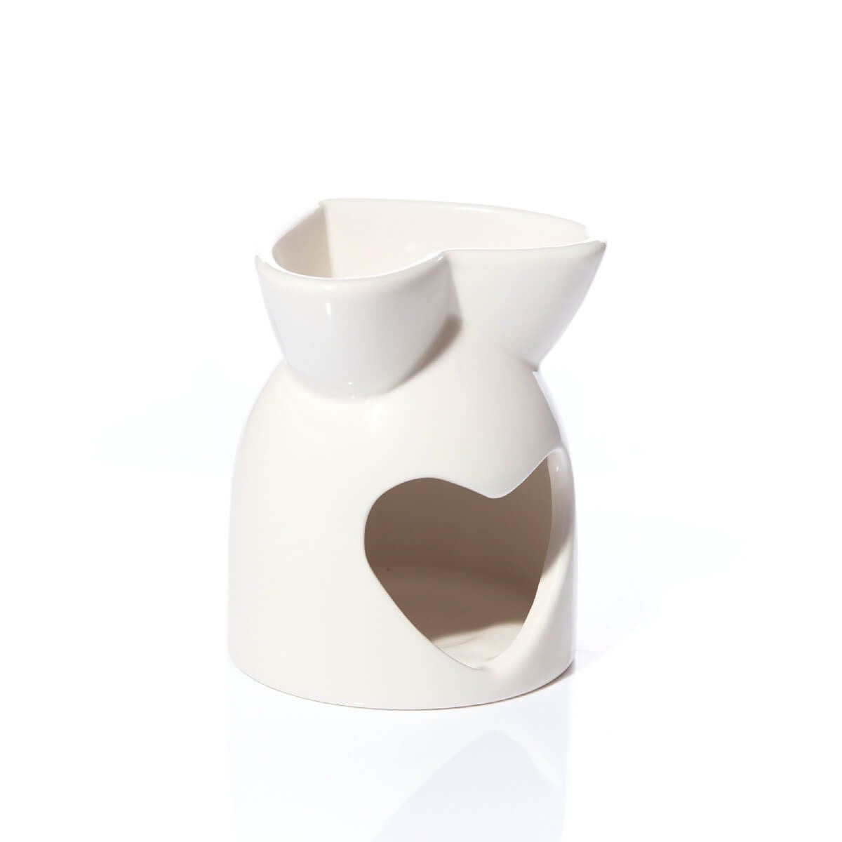 R13 FLORAL CERAMIC HEART SHAPED FRIENDS LIKE YOU BURNER 7FD103