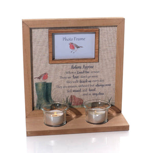 R13 ROBINS APPEAR WHEN LOVED ONES ARE NEAR WOOD FRAME 8RS534