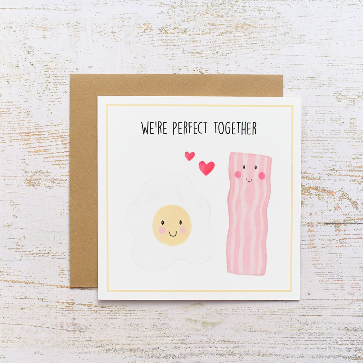 R13 BRUNCH CLUB WE'RE PERFECT TOGETHER CARD 4BC107