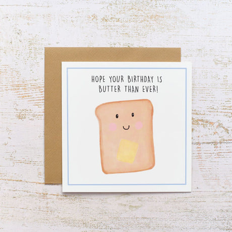 Brunch Club Hope your Birthday is Butter Than Ever Card - CARD/GIFTWRAP/GIFTBAGS - Beattys of Loughrea