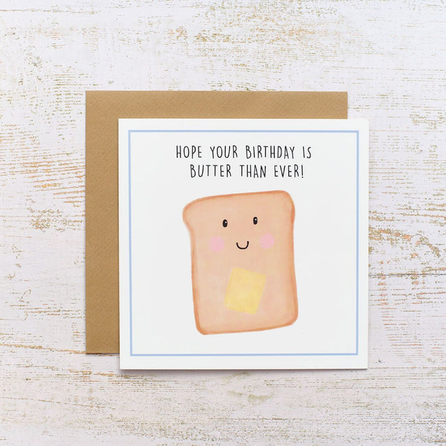 R13 BRUNCH CLUB HOPE YOUR BIRTHDAY IS BUTTER THAN EVER CARD 4BC109