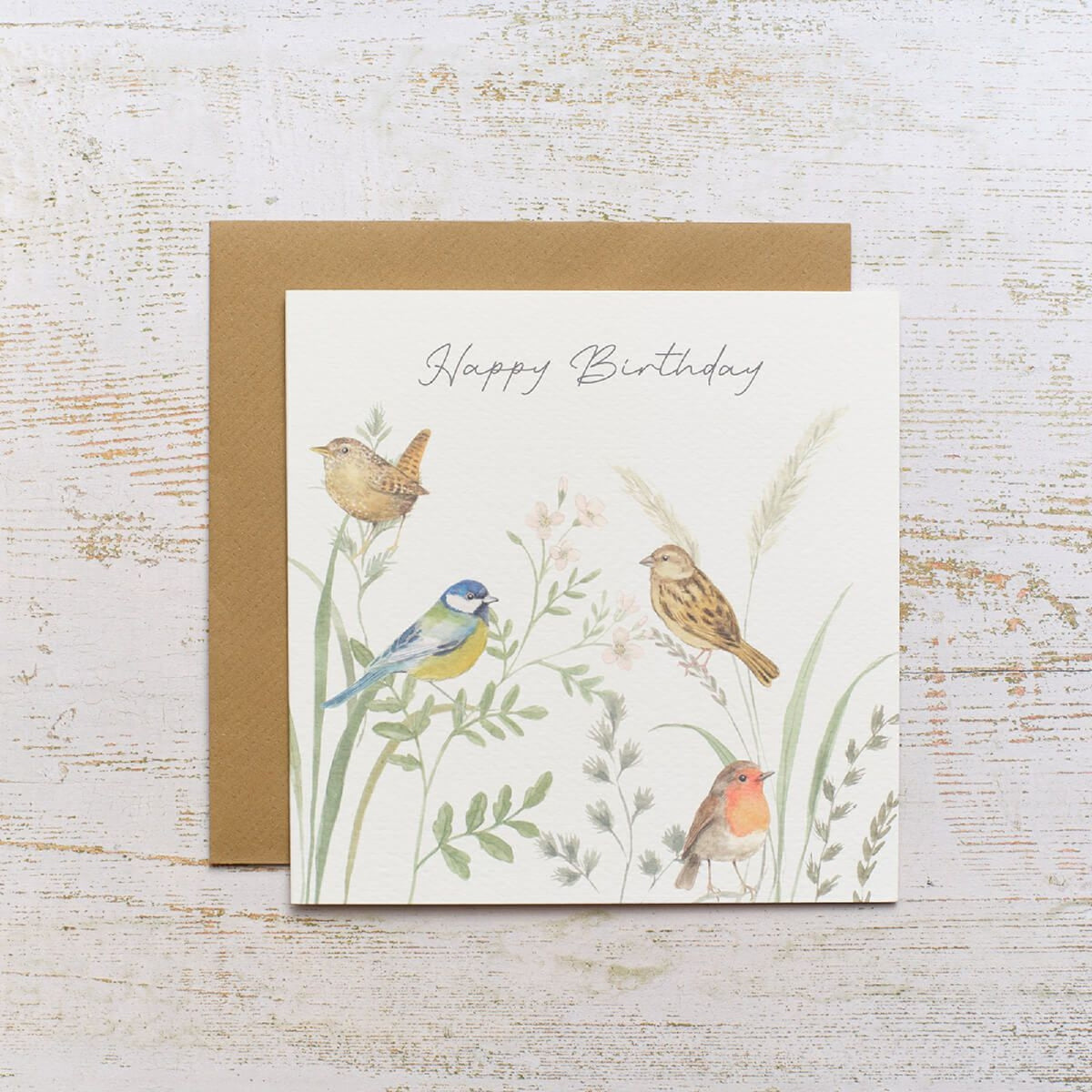 R13 BIRD SONG HAPPY BIRTHDAY CARD 4BS103
