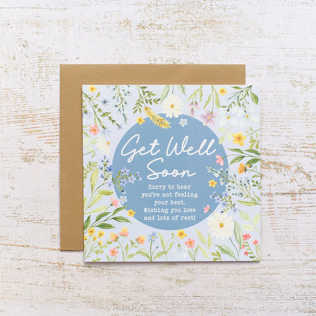R13 GARDEN IMPRESSIONS GET WELL SOON CARD 4GI108