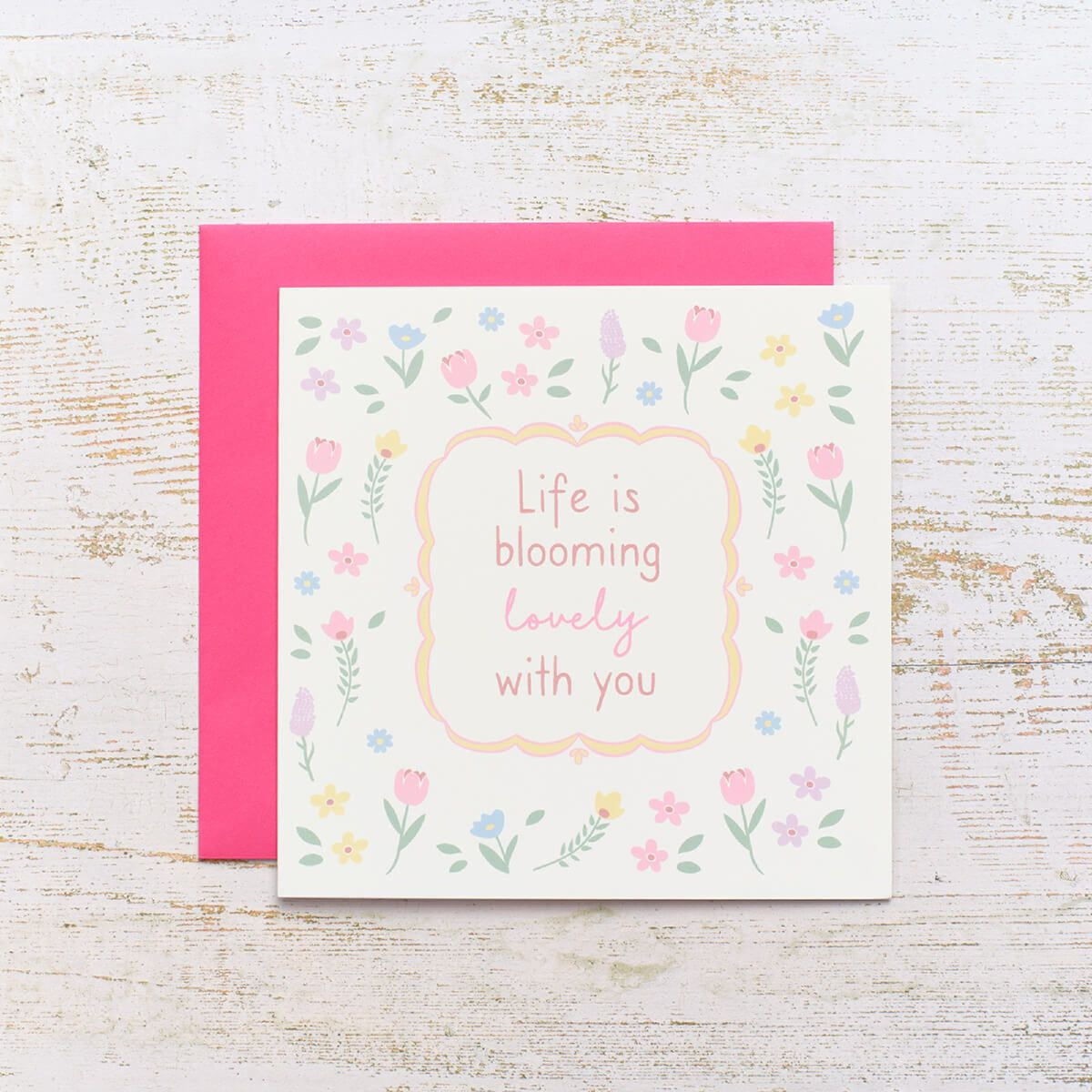 R13 LIFE IS BLOOMING LOVELY WITH YOU CARD 4MU106