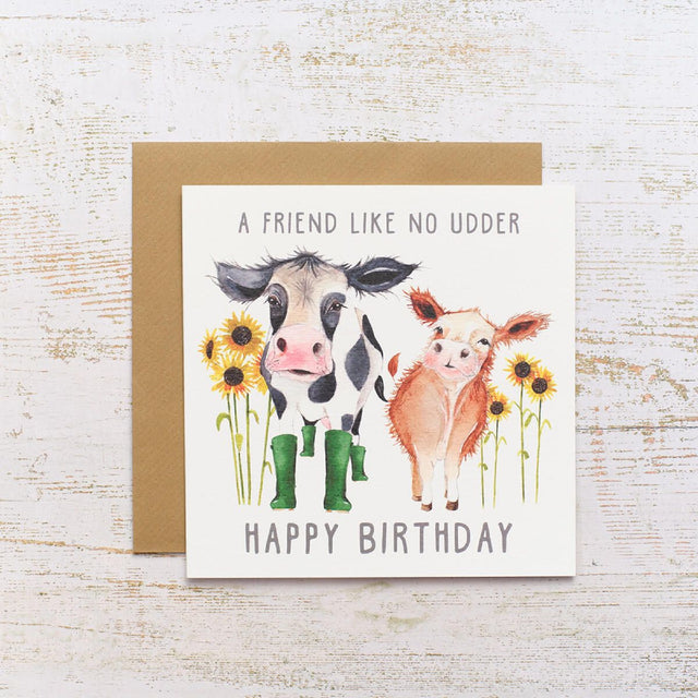 R13 RURAL FARM A FRIEND LIKE NO UDDER CARD 4RU105