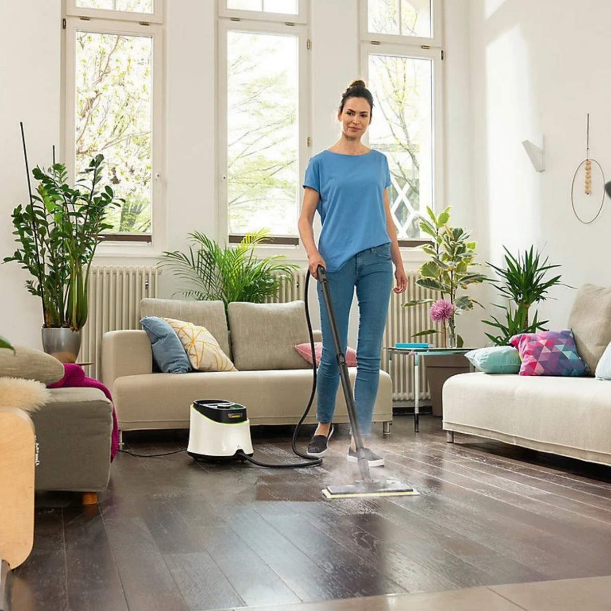 Kärcher SC3 Deluxe Home Steam Cleaner, White