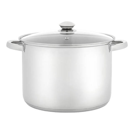 Judge Essentials 26cm Stainless Steel Stockpot 10L - COOKWARE - S/STEEL - Beattys of Loughrea