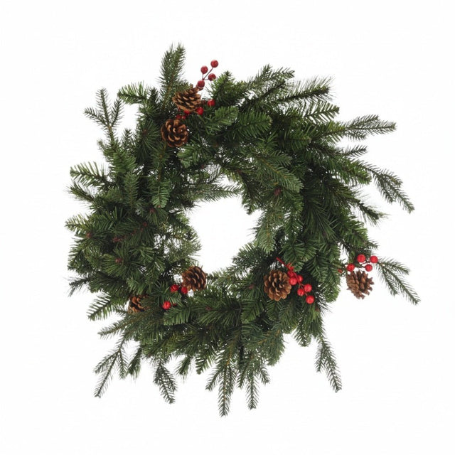 Festive Ben Nevis 60cm Christmas Wreath - XMAS WREATHS - Beattys of Loughrea