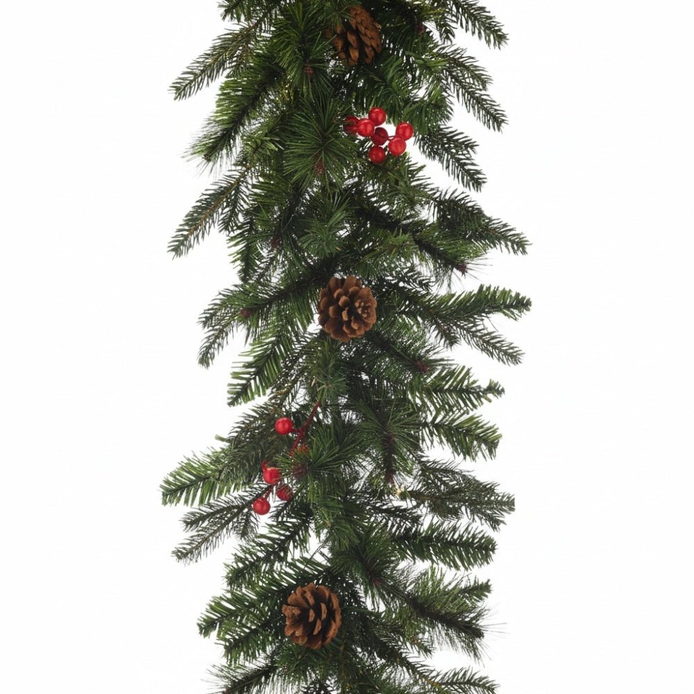 Festive Ben Nevis 270cm Christmas Garland - XMAS GARLANDS - Beattys of Loughrea