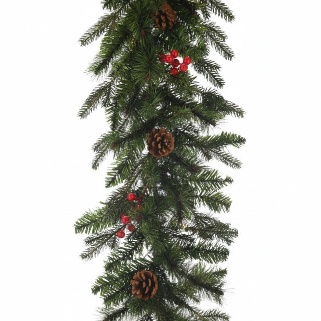 Festive Ben Nevis 270cm Christmas Garland - XMAS GARLANDS - Beattys of Loughrea