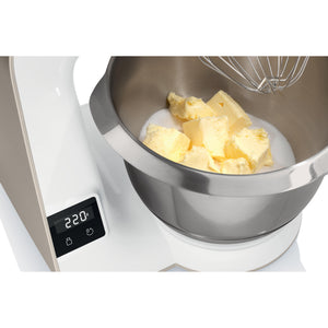 Bosch MUM5 Stand Mixer with Integrated Scales, 1000W, White | MUM5XW40G - FOOD PROCESSORS - Beattys of Loughrea