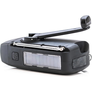 Ionos Almere Emergency Wind Up and Solar Radio with LED Torch