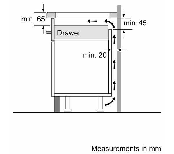 NEFF N30 T36FBE1L0 60 cm Electric Induction Hob | Black - HOBS FULL SIZE 4+ RINGS - Beattys of Loughrea