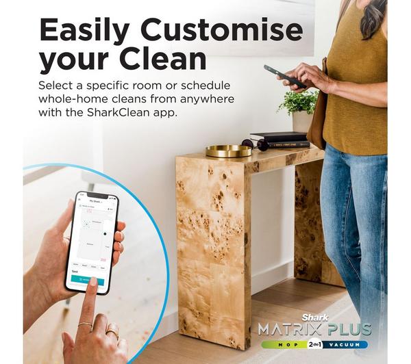 Shark Matrix Plus 2 - in - 1 Robot Vacuum & Mop - Smart Navigation | RV2620WDUK - ROBOT VACUUM CLEANER - Beattys of Loughrea