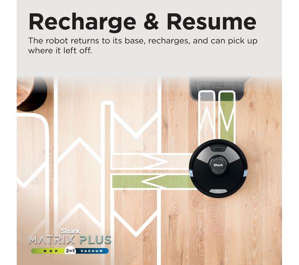 Shark Matrix Plus 2 - in - 1 Robot Vacuum & Mop - Smart Navigation | RV2620WDUK - ROBOT VACUUM CLEANER - Beattys of Loughrea