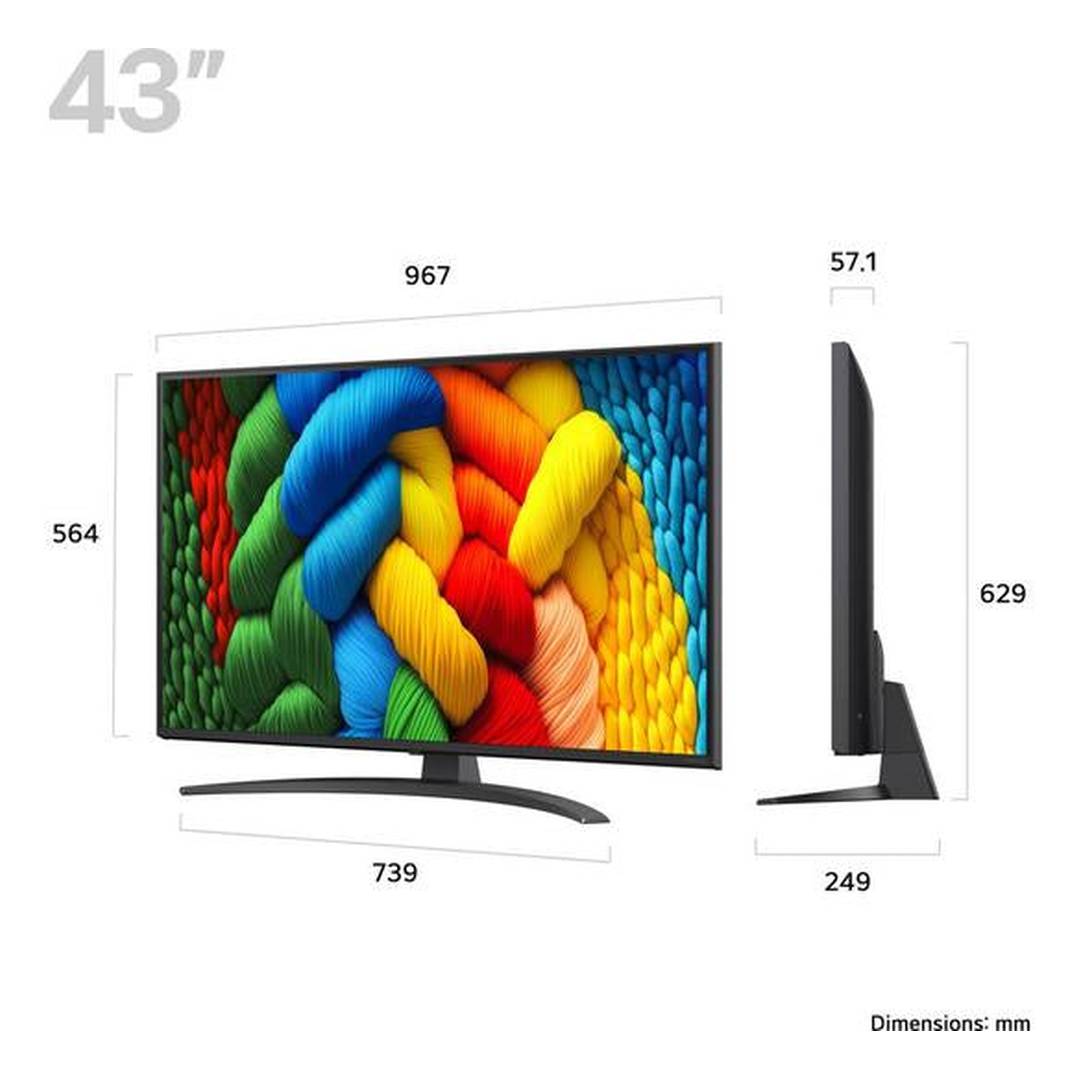 LG Nano81 43" 4K UHD NanoCell Smart TV | 43NANO81A6A.AEK - TV 29" (73CM +) - Beattys of Loughrea