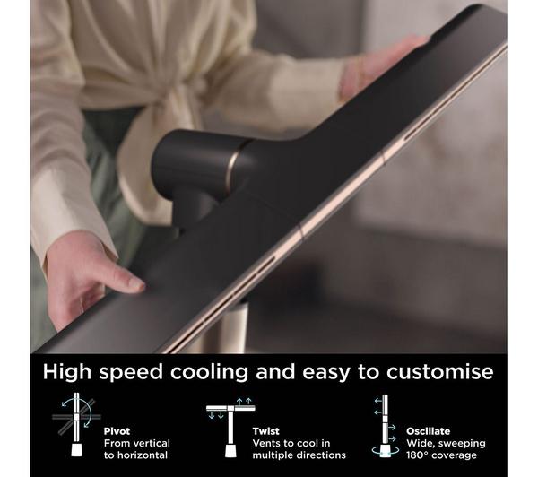 Shark TurboBlade Multi - Directional Cooling Fan Black | TF200SUK - DE HUMIDIFIER - Beattys of Loughrea