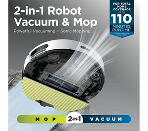 Shark Matrix Plus 2 - in - 1 Robot Vacuum & Mop White | RV2620WDUKWH - ROBOT VACUUM CLEANER - Beattys of Loughrea