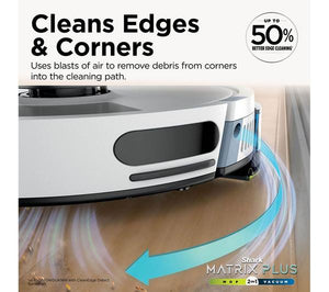 Shark Matrix Plus 2 - in - 1 Robot Vacuum & Mop White | RV2620WDUKWH - ROBOT VACUUM CLEANER - Beattys of Loughrea