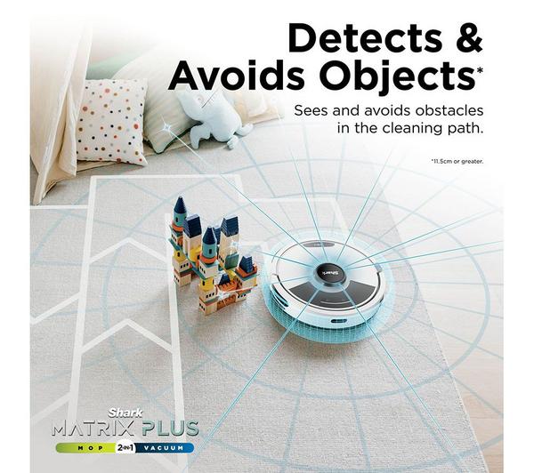 Shark Matrix Plus 2 - in - 1 Robot Vacuum & Mop White | RV2620WDUKWH - ROBOT VACUUM CLEANER - Beattys of Loughrea