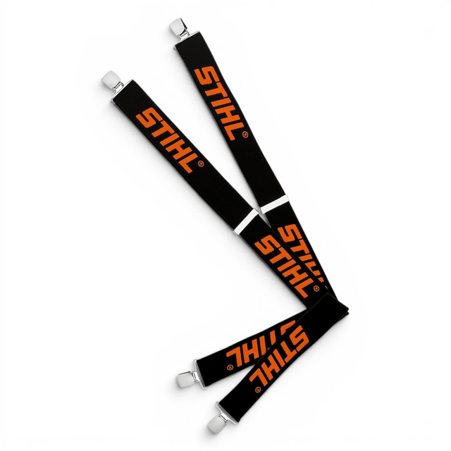 STIHL Braces Metal Clips Black 130cm - 00008841576 - CHILDRENS CLOTHES/HATS/SCARF GLOVES - Beattys of Loughrea