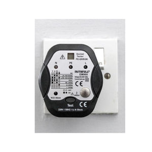 Faithfull Socket Polarity Tester with RCD Test