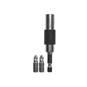 Faithfull 15° Flexi Bit Holder 75mm with 2 x PZ2 Bits