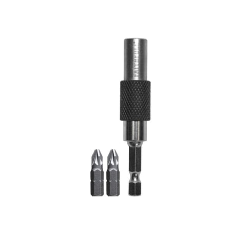 Faithfull 15° Flexi Bit Holder 75mm with 2 x PZ2 Bits - MASONARY DRILL BITS - Beattys of Loughrea