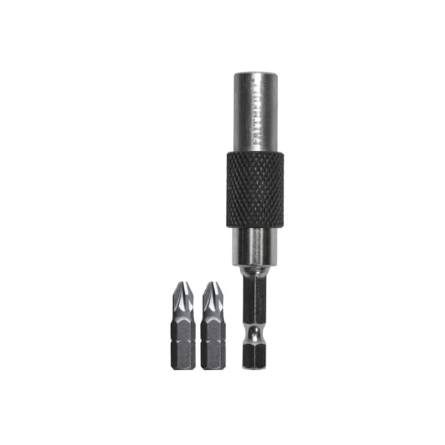 Faithfull 15° Flexi Bit Holder 75mm with 2 x PZ2 Bits