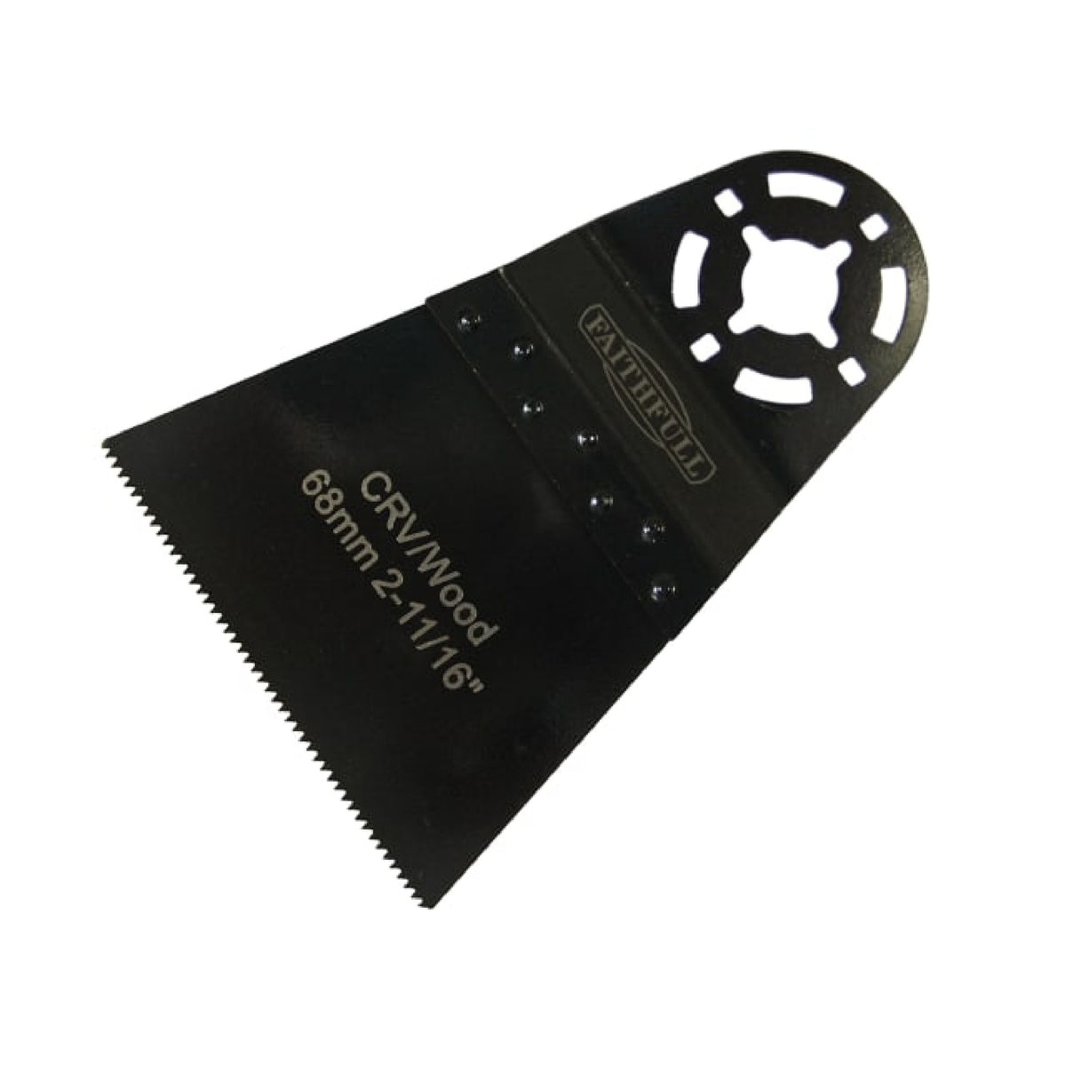 Faithfull CrV Flush Cut Wood Multi-Tool Blade 68mm Side Set, Universal Fit