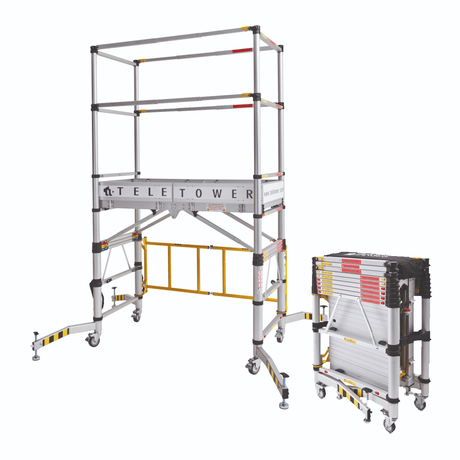 Zarges Mobile Telescopic Tower - WORKBENCH/ STAND - Beattys of Loughrea