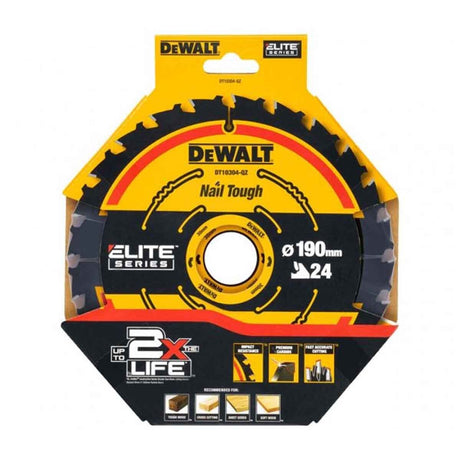 DEWALT CORDED EXTREME FRAMING BLADE 190X30X24T DEWDT10304QZ - BLADES - Beattys of Loughrea