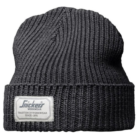 Snickers Beanie Anthracite - 90239800000 - HAT/ CAP/ BELT - Beattys of Loughrea