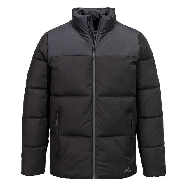 Portwest KX3 Insulated Baffle Jacket Black Size Large - Beattys of Loughrea | www.beattys.ie