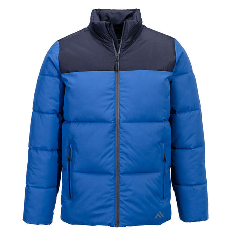 Portwest KX3 Insulated Baffle Jacket Quartz/Navy Size Large - JACKET/ BODYWARMER - Beattys of Loughrea