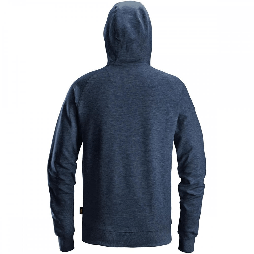 Snickers Logo Hoodie 2894 Dark Navy Melange - Size Medium - ADULT CLOTHING (NOT WORKWEAR) - Beattys of Loughrea