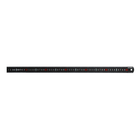 Faithfull Matt Black Stainless Steel Measuring Rule, 600mm - TAPE MEASURES - Beattys of Loughrea