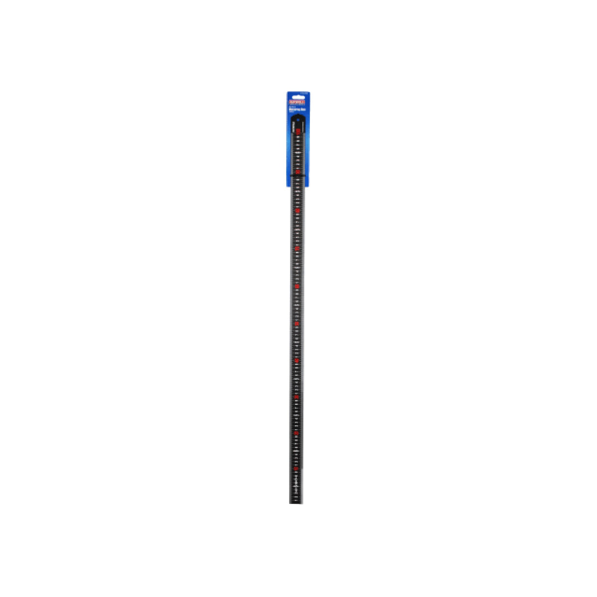 Faithfull Matt Black Stainless Steel Measuring Rule, 1000mm