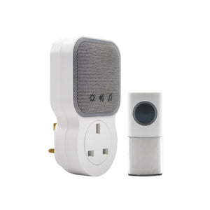 Uni-Com Plug-Through Door Chime, White