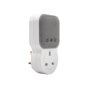 Uni-Com Plug-Through Door Chime, White