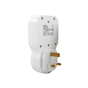 Uni-Com Plug-Through Door Chime, White