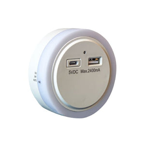 Uni-Com Night Light with USB-A and USB-C Charging