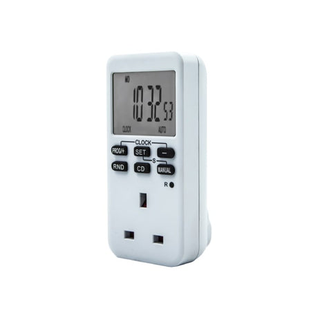 Uni-Com Easy Read Electronic Plug-In Timer - TIMERS/PLUG IN - Beattys of Loughrea