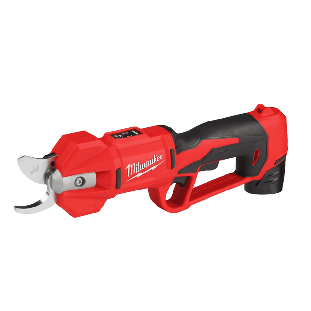 Milwaukee M12™ Brushless Pruning Shears M12BLPRS - 202 with 2 x 2Ah Batteries & Charger - PRUNING - Beattys of Loughrea
