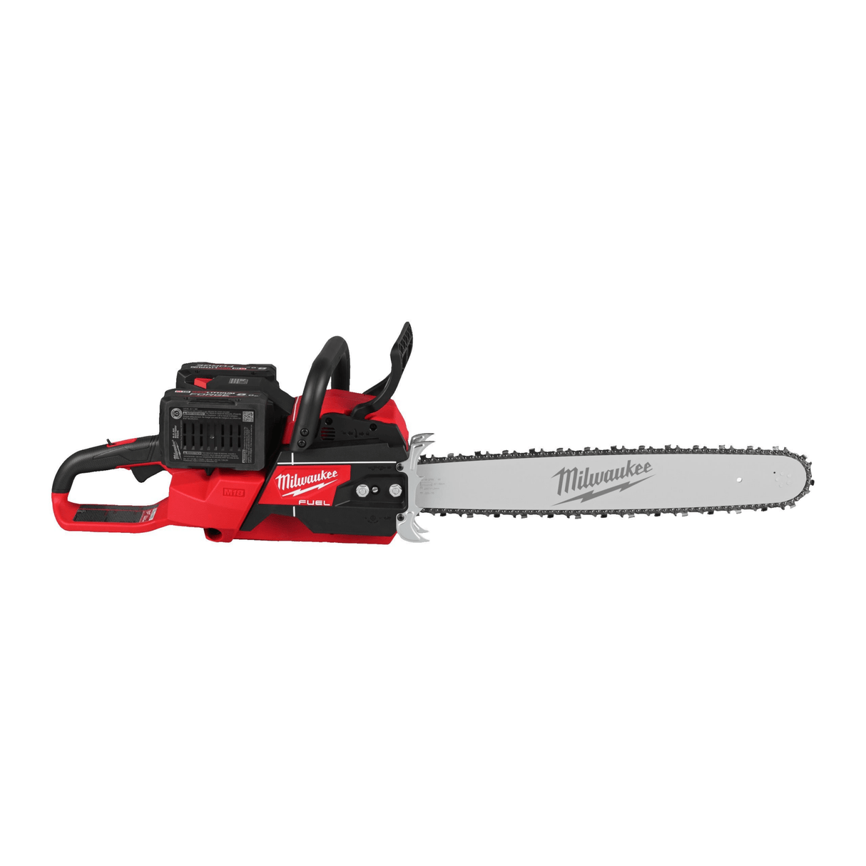 Milwaukee M18 F2CHS50 - 802 FUEL™ 50cm Dual Battery Chainsaw with 2 x 8Ah Batteries & Charger - CHAINSAWS - Beattys of Loughrea